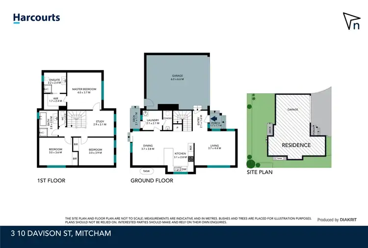 Floorplan of Homely townhouse listing, 3/10 Davison Street, Mitcham VIC 3132
