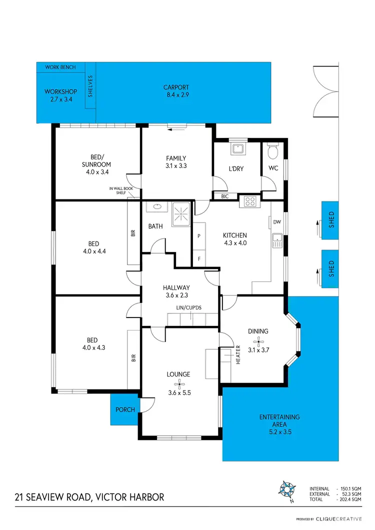 Floorplan of Homely house listing, 21 Seaview Road, Victor Harbor SA 5211