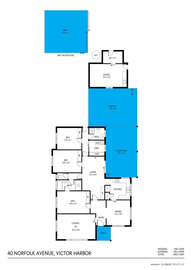 Floorplan of Homely house listing, 40 Norfolk Avenue, Victor Harbor SA 5211
