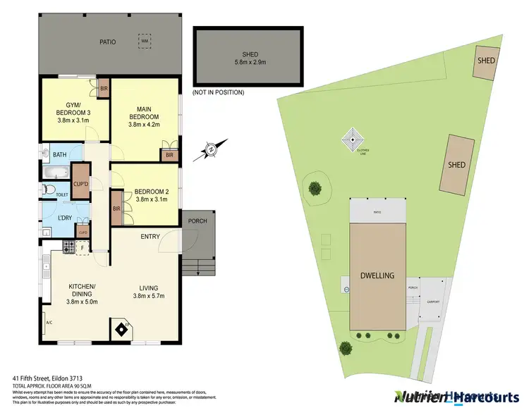 Floorplan of Homely house listing, 41 Fifth Street, Eildon VIC 3713