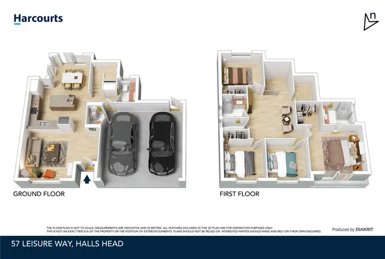 Floorplan of Homely house listing, 57 Leisure Way, Halls Head WA 6210