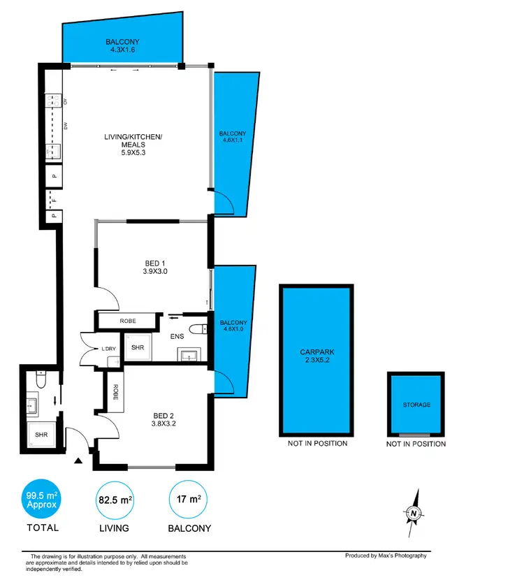 Floorplan of Homely apartment listing, 606/271-281 Gouger Street, Adelaide SA 5000