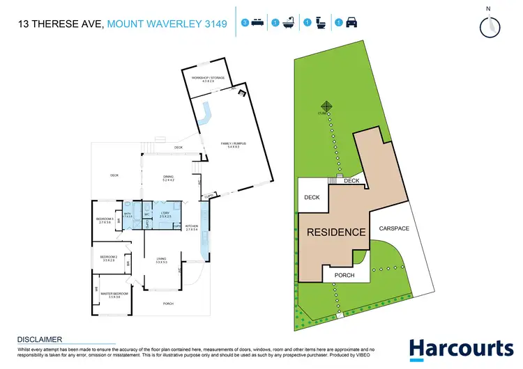 Floorplan of Homely house listing, 13 Therese Avenue, Mount Waverley VIC 3149