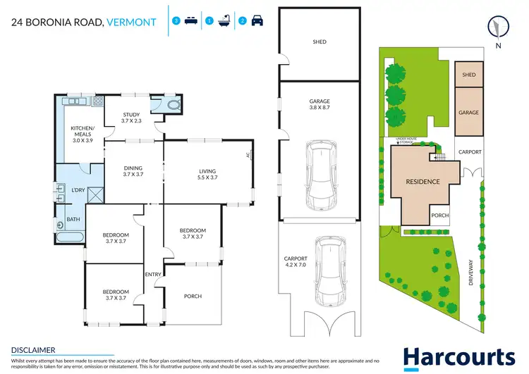 Floorplan of Homely house listing, 24 Boronia Road, Vermont VIC 3133