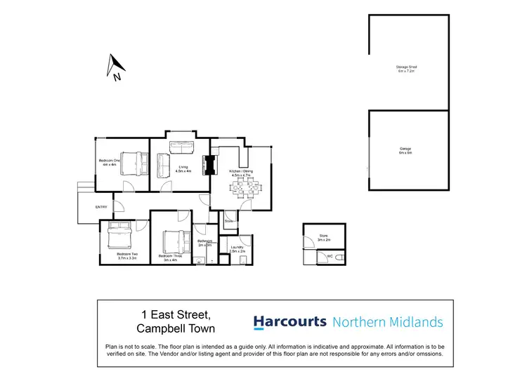 Floorplan of Homely house listing, 1 East Street, Campbell Town TAS 7210