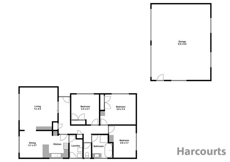 Floorplan of Homely house listing, 24 Boronia Street, Warragul VIC 3820