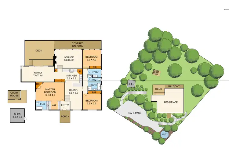 Floorplan of Homely house listing, 73 Bayview Crescent, The Basin VIC 3154