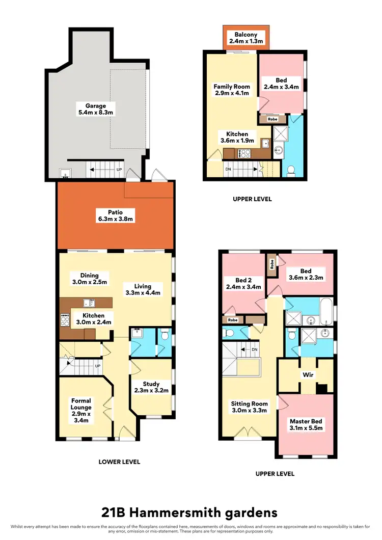 Floorplan of Homely townhouse listing, 21B Hammersmith Court, Joondalup WA 6027