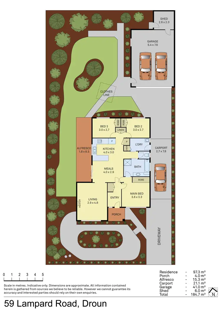 Floorplan of Homely house listing, 59 Lampard Road, Drouin VIC 3818