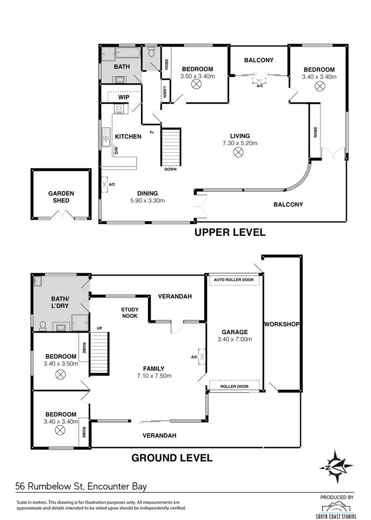 Floorplan of Homely house listing, 56 Rumbelow Street, Encounter Bay SA 5211