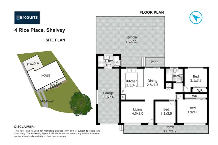 Floorplan of Homely house listing, 4 Rice Place, Shalvey NSW 2770