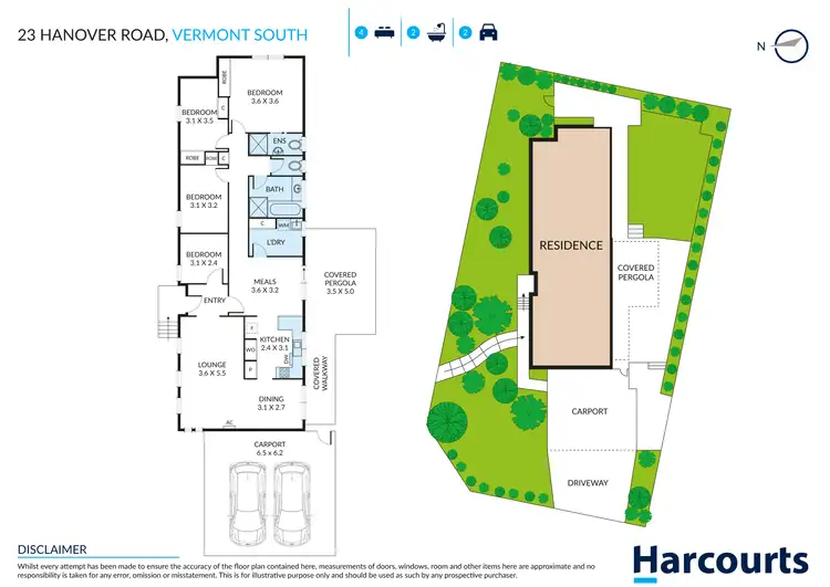 Floorplan of Homely house listing, 23 Hanover Road, Vermont South VIC 3133