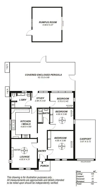 Floorplan of Homely house listing, 70 Corunna Avenue, Melrose Park SA 5039