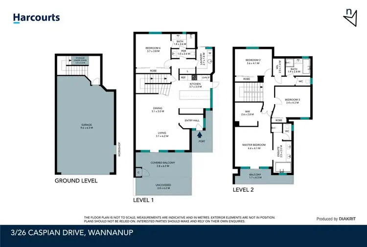 Floorplan of Homely house listing, 3/26 Caspian Drive, Wannanup WA 6210