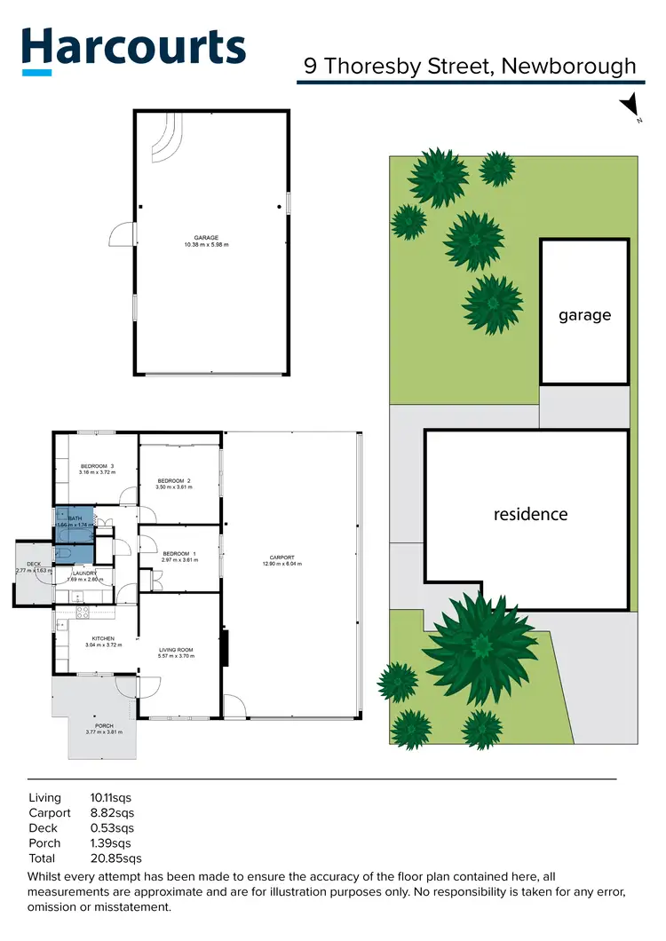 Floorplan of Homely house listing, 9 Thoresby Street, Newborough VIC 3825