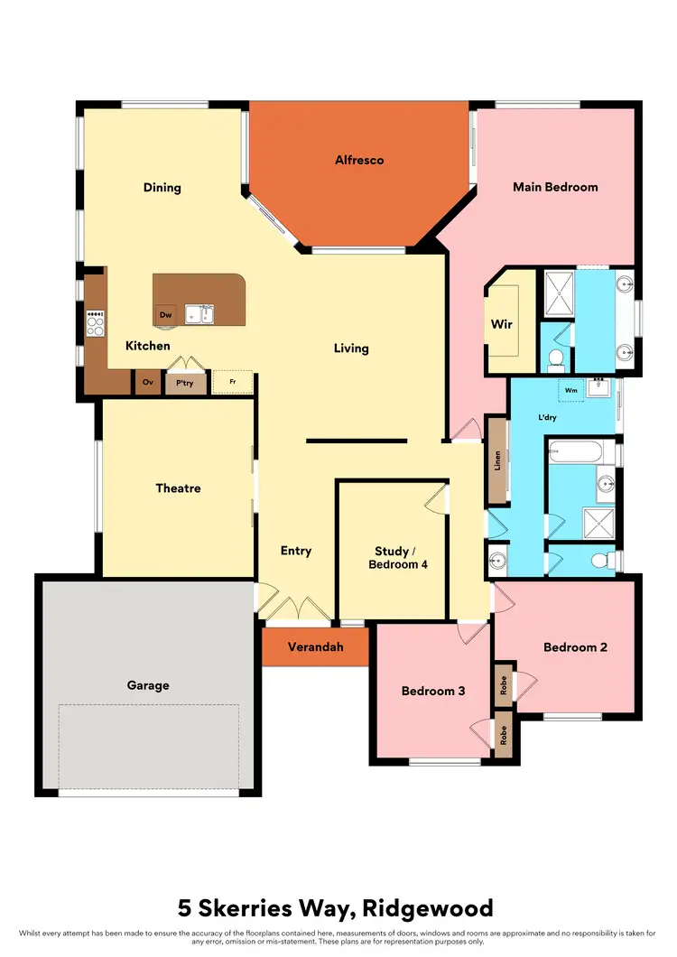 Floorplan of Homely house listing, 5 Skerries Way, Ridgewood WA 6030
