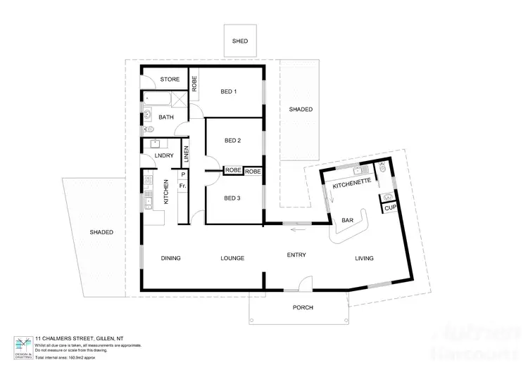 Floorplan of Homely house listing, 11 Chalmers Street, Gillen NT 870