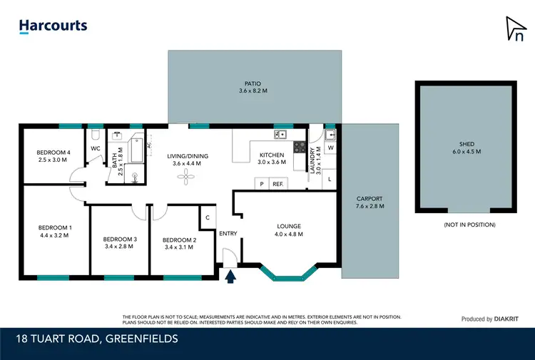 Floorplan of Homely house listing, 18 Tuart Road, Greenfields WA 6210