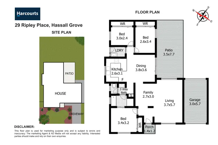 Floorplan of Homely house listing, 29 Ripley Place, Hassall Grove NSW 2761