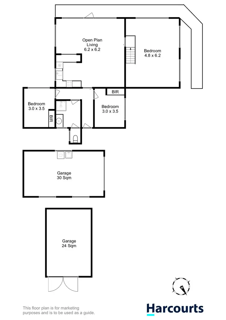 Floorplan of Homely house listing, 241 Carlton Beach Road, Carlton TAS 7173