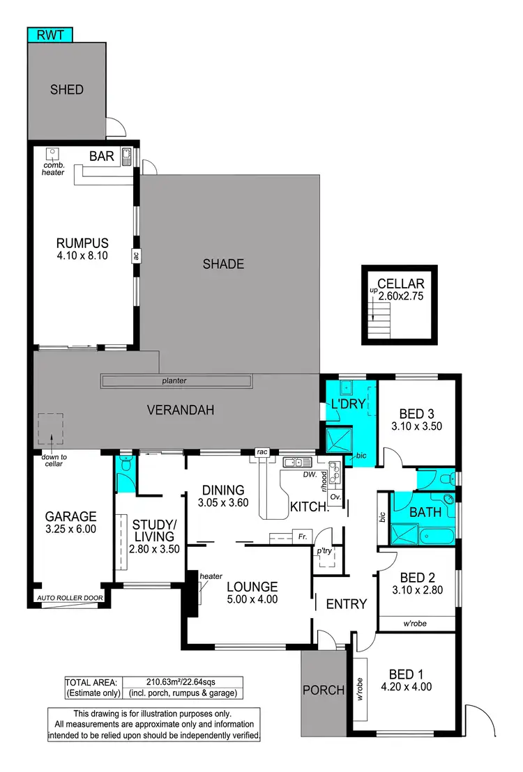 Floorplan of Homely house listing, 433 Tapleys Hill Road, Fulham Gardens SA 5024