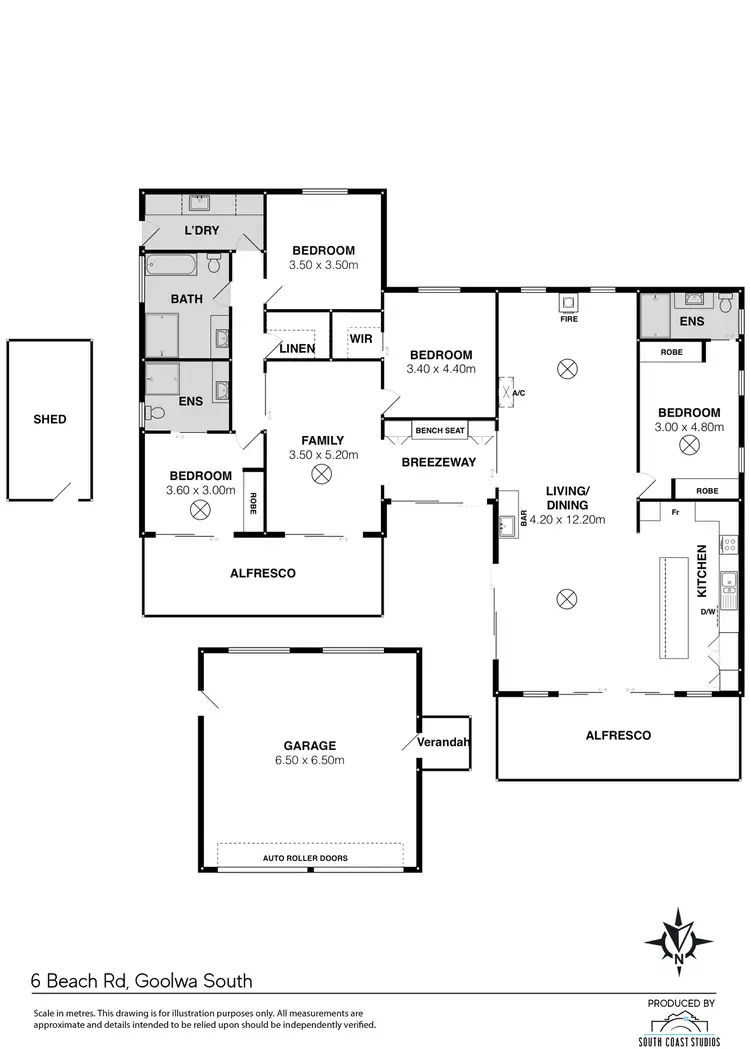 Floorplan of Homely house listing, 6 Beach Road, Goolwa South SA 5214