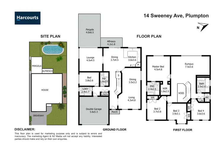 Floorplan of Homely house listing, 14 Sweeney Avenue, Plumpton NSW 2761