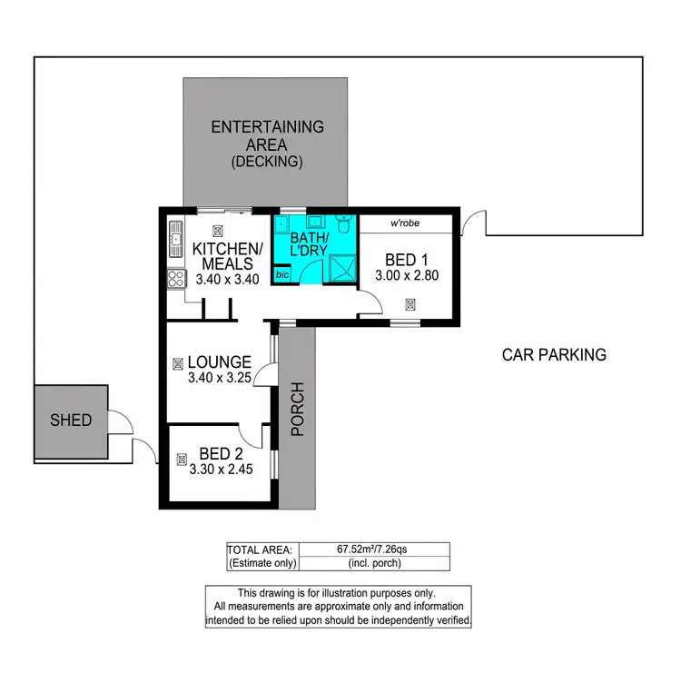 Floorplan of Homely house listing, 17 Mitchell Street East, Seaton SA 5023