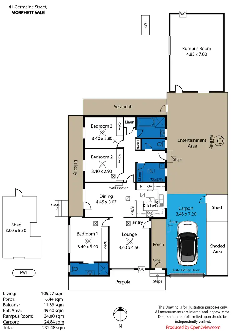 Floorplan of Homely house listing, 41 Germaine Street, Morphett Vale SA 5162