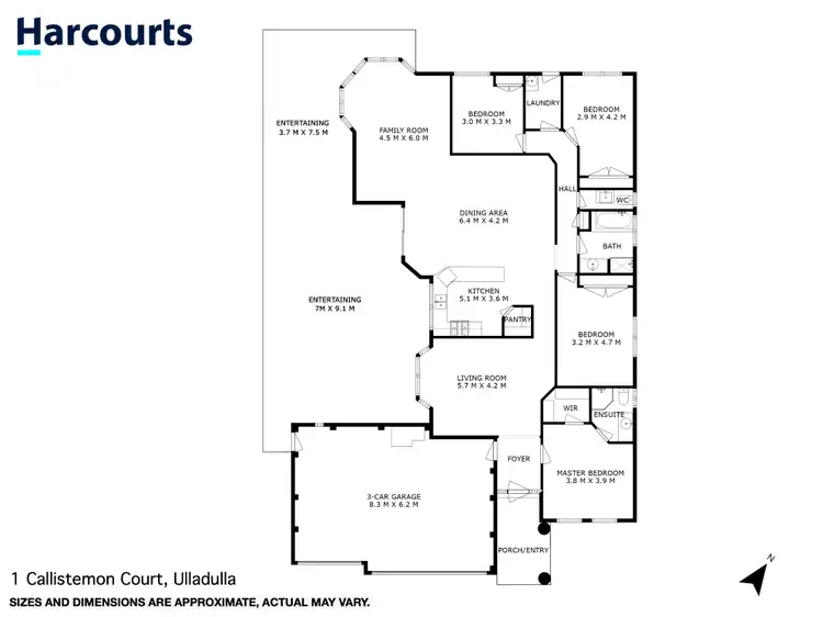 Floorplan of Homely house listing, 1 Callistemon Court, Ulladulla NSW 2539