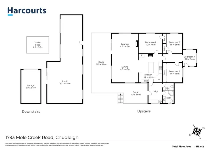 Floorplan of Homely house listing, 1793 Mole Creek Road, Chudleigh TAS 7304