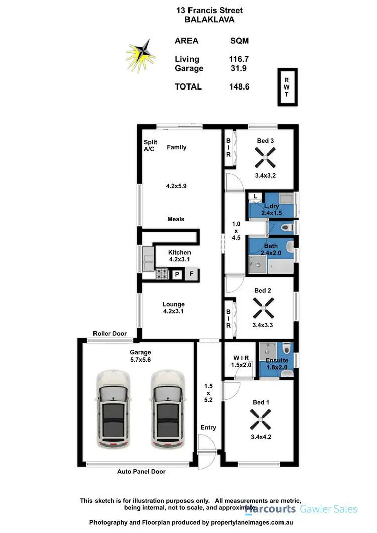 Floorplan of Homely house listing, 13/23 Francis Street, Balaklava SA 5461