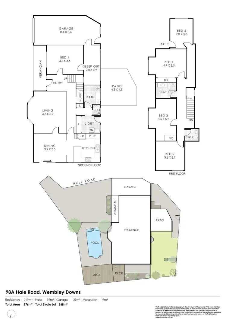 Floorplan of Homely house listing, 98A Hale Road, Wembley Downs WA 6019