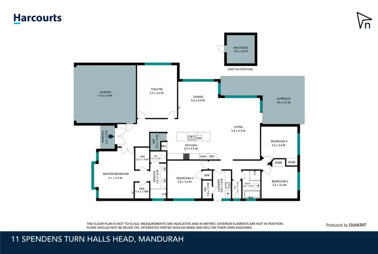Floorplan of Homely house listing, 11 Splendens Turn, Halls Head WA 6210