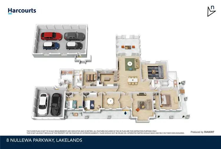 Floorplan of Homely house listing, 8 Nullewa Parkway, Lakelands WA 6180