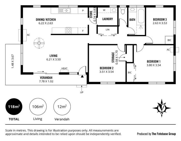 Floorplan of Homely house listing, 10 Grant Road, Reynella SA 5161