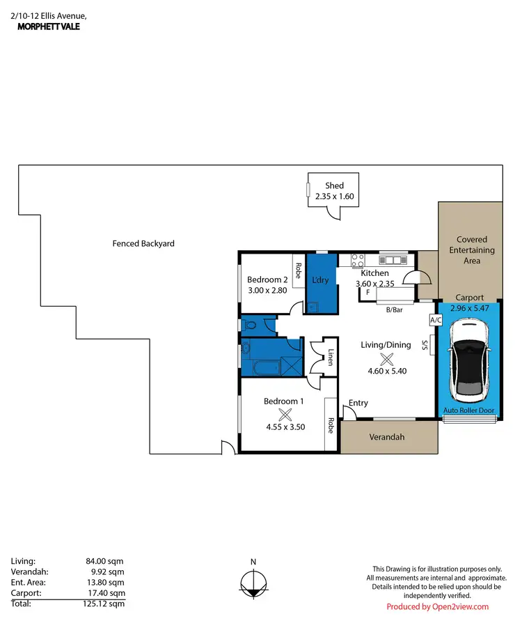 Floorplan of Homely house listing, 2/10-12 Ellis Avenue, Morphett Vale SA 5162