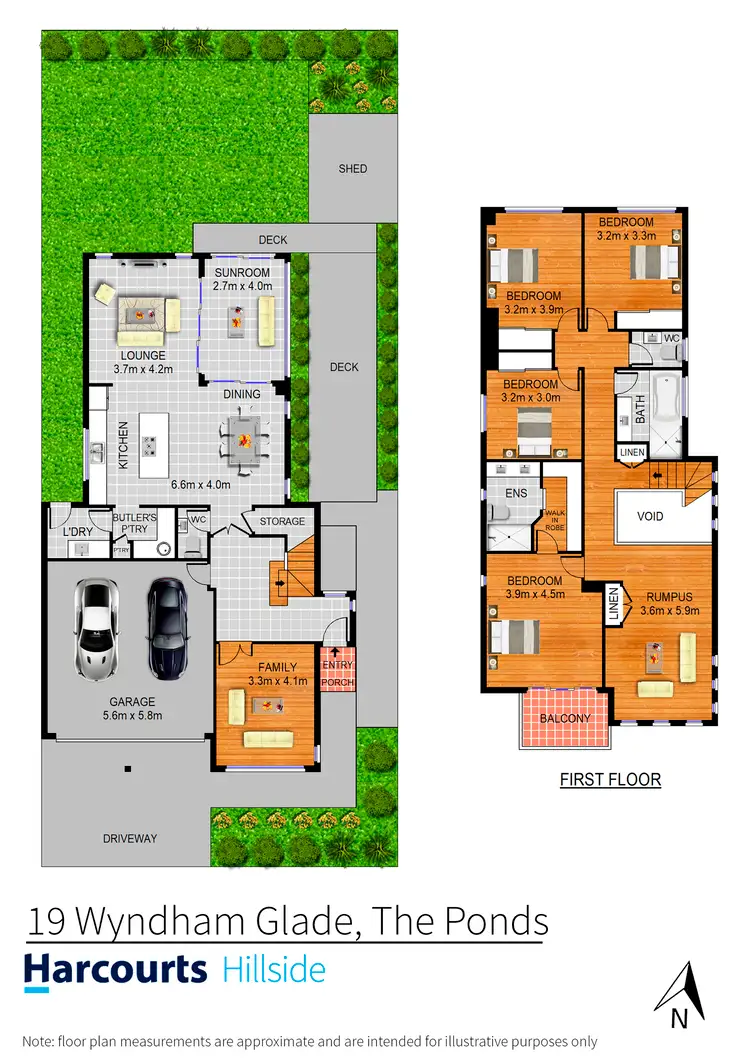 Floorplan of Homely house listing, 19 Wyndham Glade, The Ponds NSW 2769