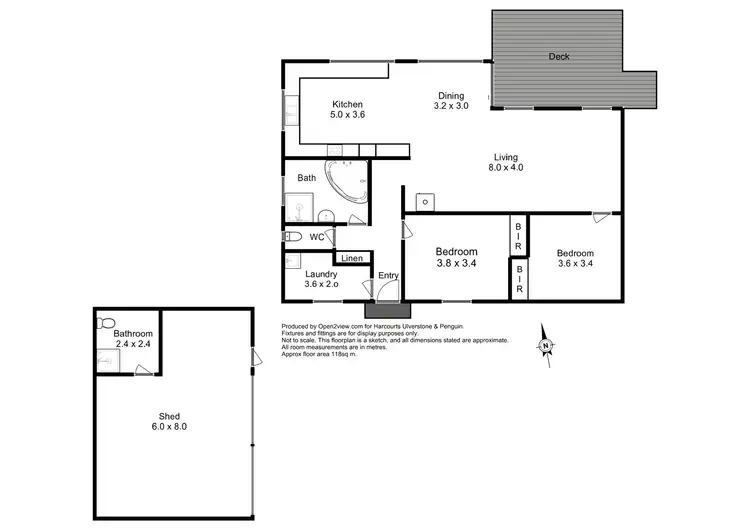 Floorplan of Homely house listing, 11 Forest Heights Drive, Tugrah TAS 7310
