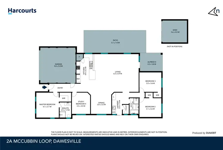 Floorplan of Homely house listing, 2A Mccubbin Loop, Dawesville WA 6211