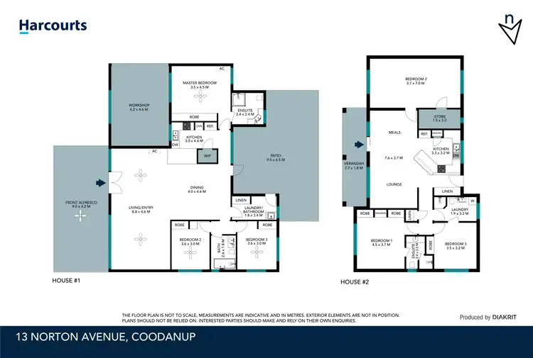 Floorplan of Homely house listing, 13 Norton Avenue, Coodanup WA 6210