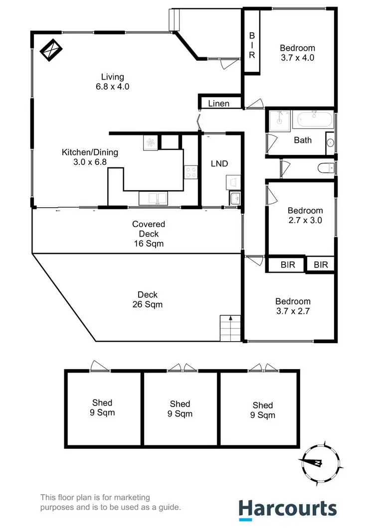 Floorplan of Homely house listing, 53 Arthur Street, Sorell TAS 7172