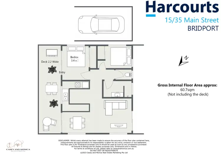 Floorplan of Homely house listing, 15/35 Main Street, Bridport TAS 7262