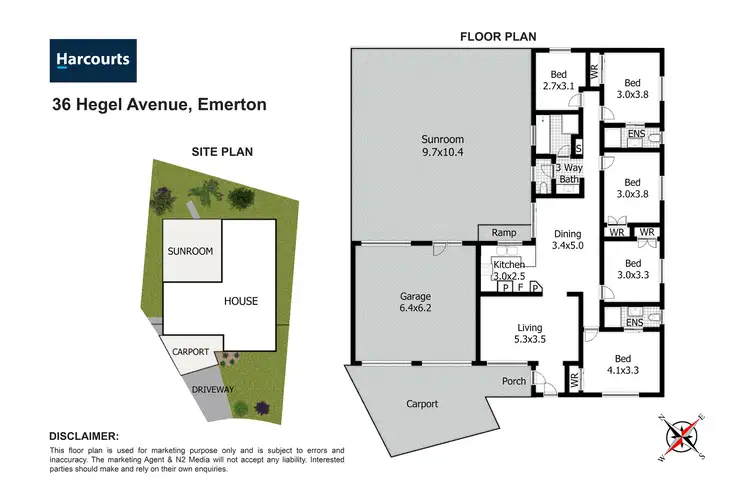 Floorplan of Homely house listing, 36 Hegel Avenue, Emerton NSW 2770