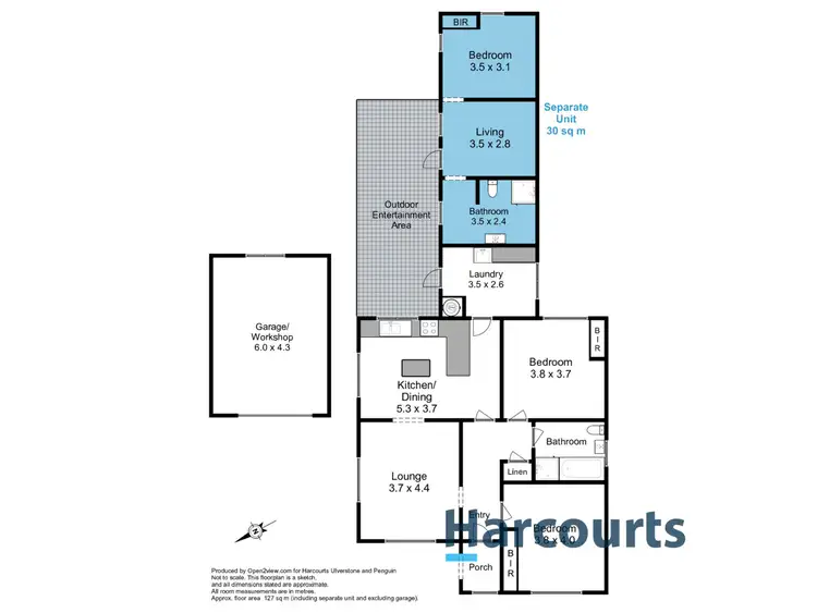 Floorplan of Homely house listing, 111 Forbes Street, Devonport TAS 7310