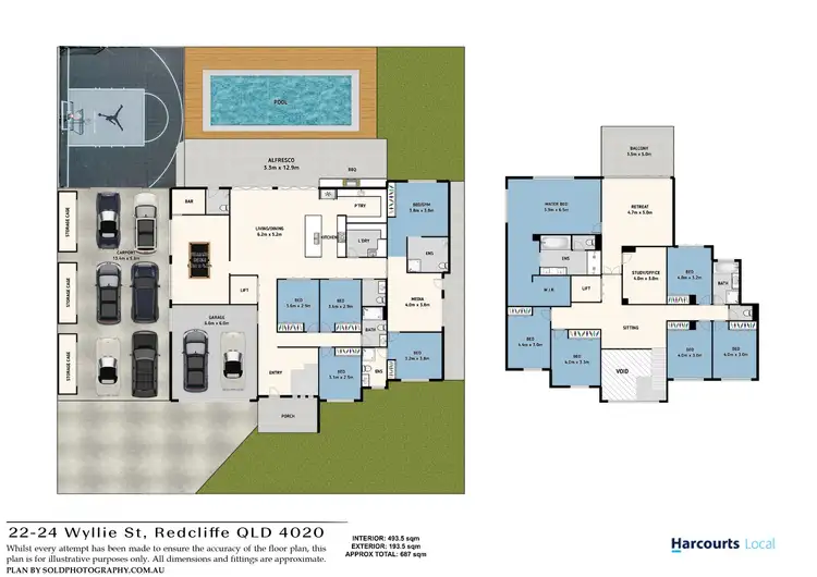 Floorplan of Homely house listing, 22 Wyllie Street, Redcliffe QLD 4020