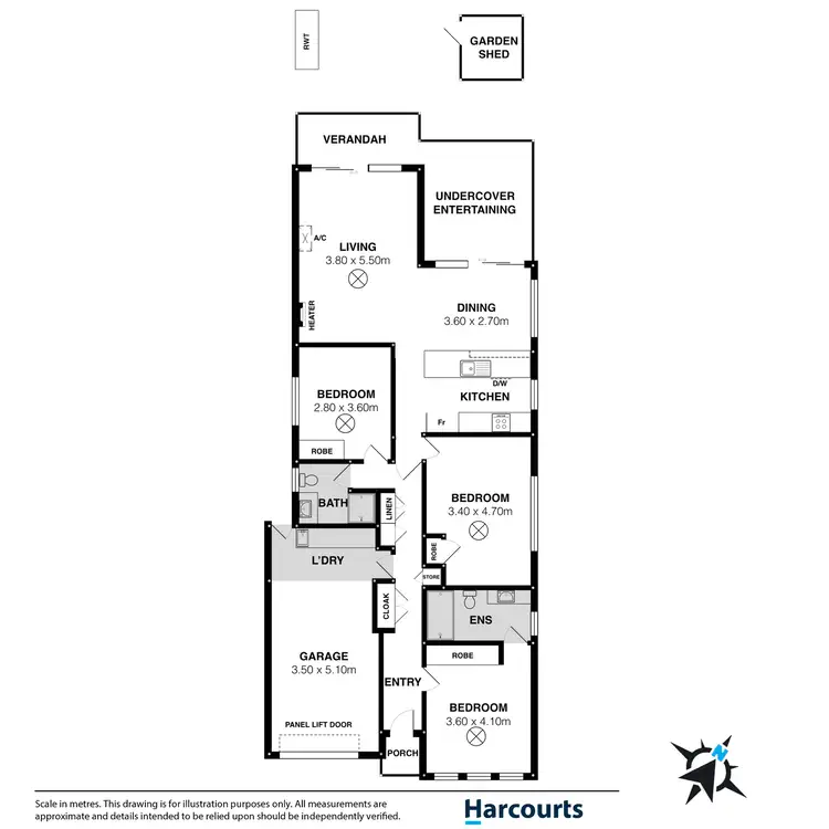 Floorplan of Homely house listing, 13 Churchill Road, Victor Harbor SA 5211
