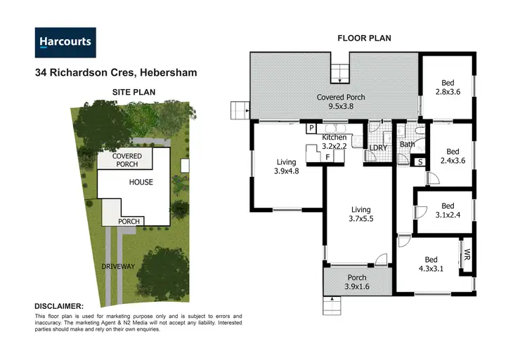 Floorplan of Homely house listing, 34 Richardson Crescent, Hebersham NSW 2770