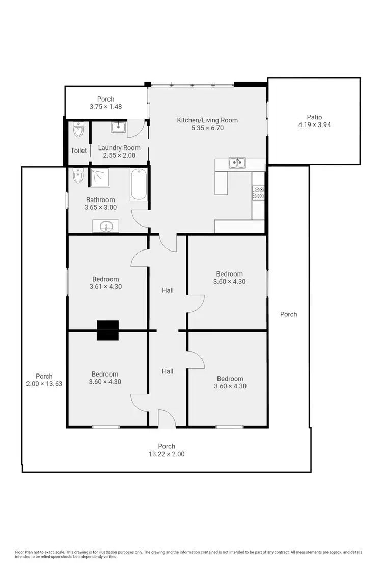 Floorplan of Homely house listing, 8 Lloyd Street, Peterborough SA 5422