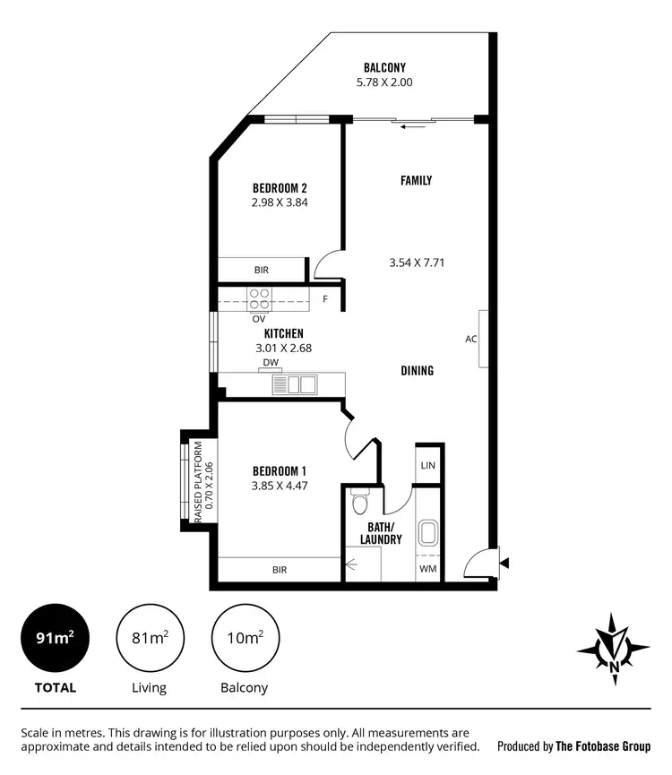 Floorplan of Homely house listing, 20/5-19 Goodall Parade, Mawson Lakes SA 5095